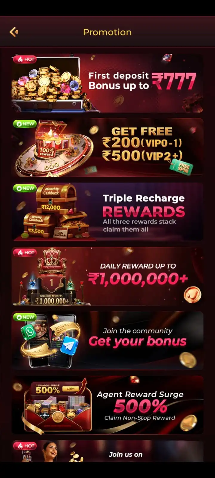 365in Game bonuses rewards and popular games