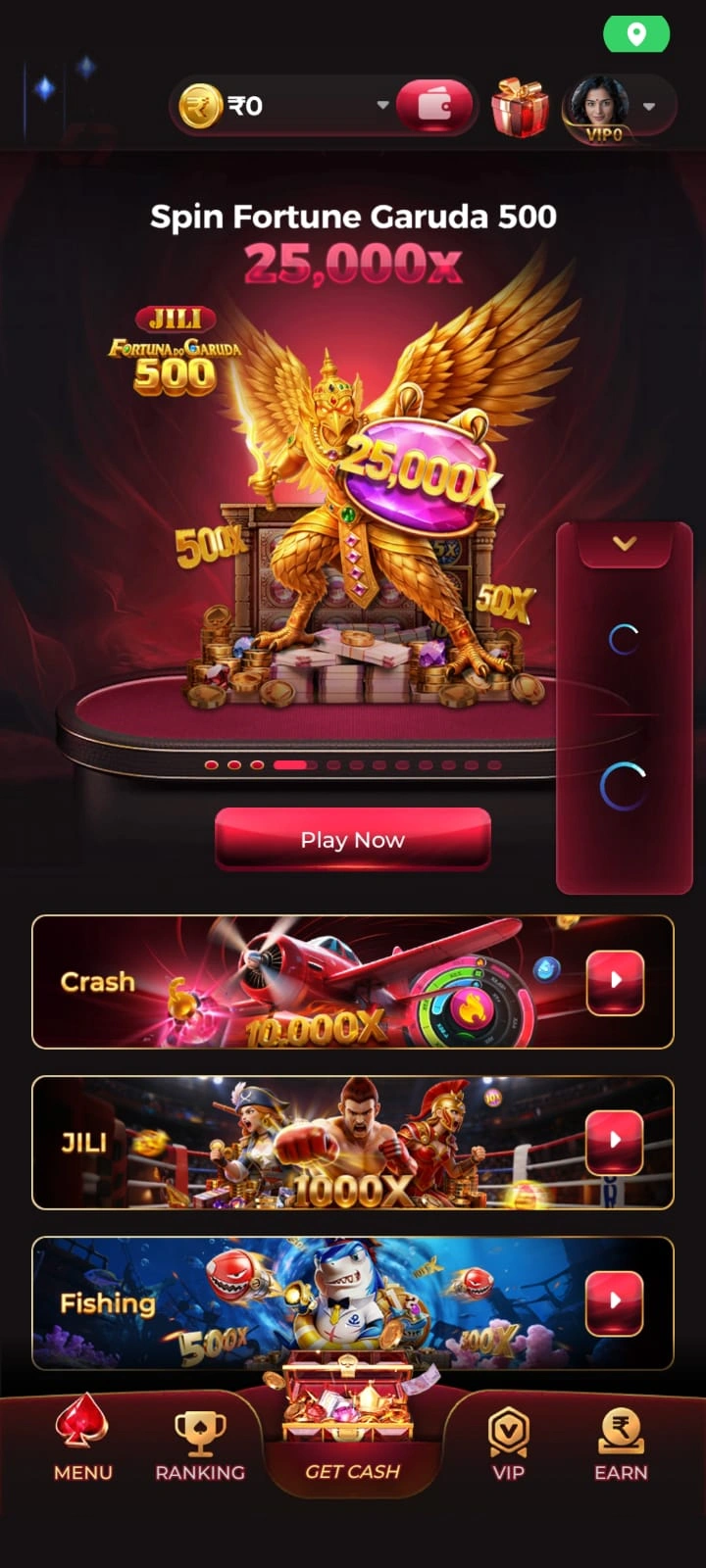 IN7 Game bonus rewards and account features